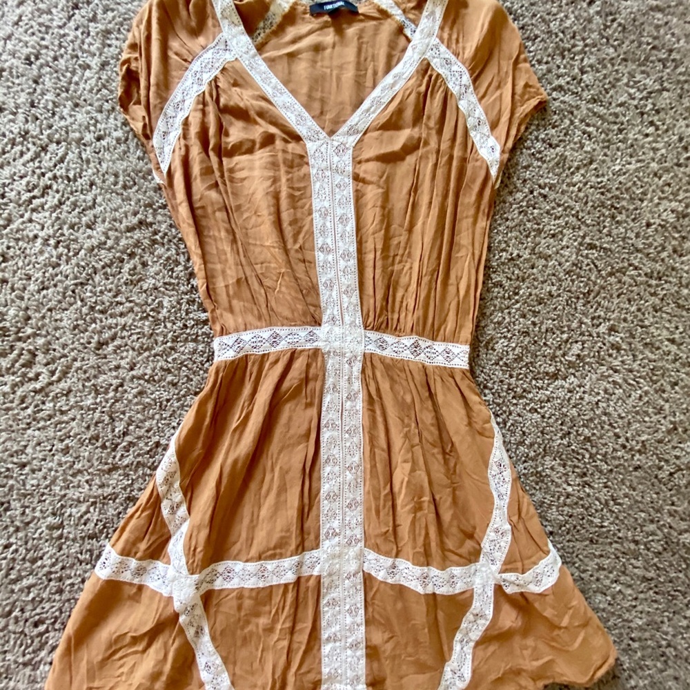 Embroidered Mini Dress